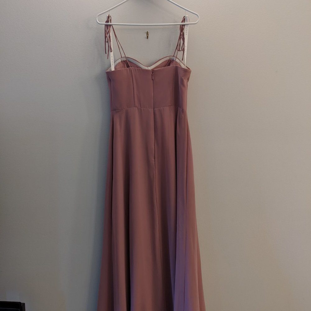 Azazie Rosey Vintage Mauve Bridesmaid Dress - Picture 3 of 4